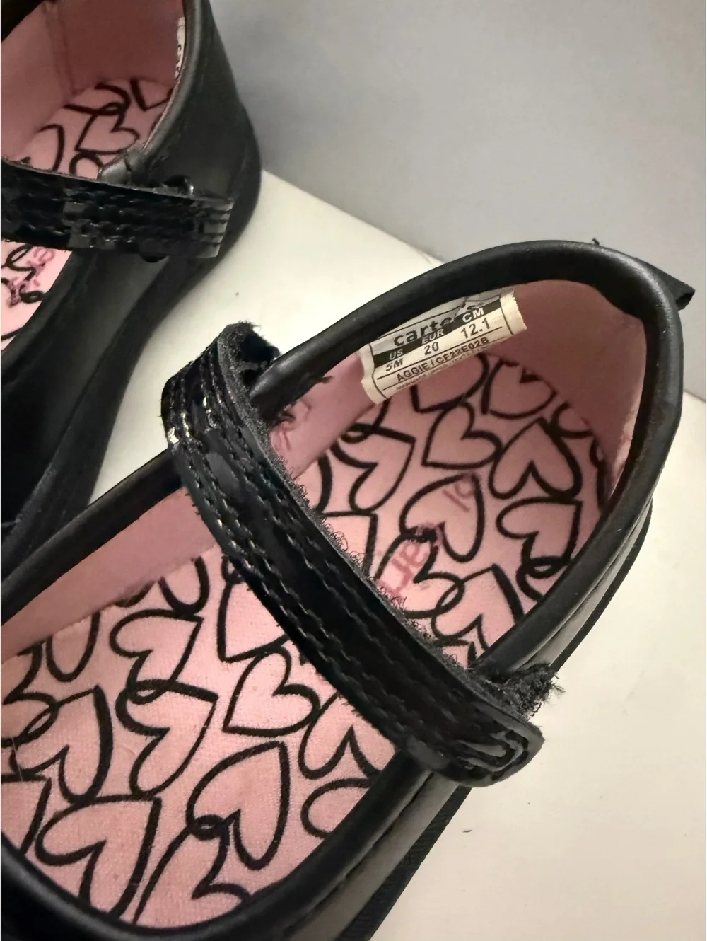 Carter's Baby Girls Black Mary Jane Shoes Size 5M
